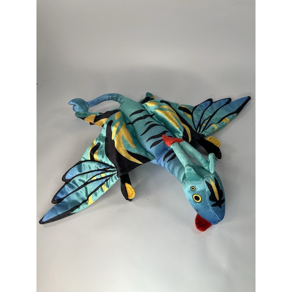 Disney Parks Avatar Blue Yellow Banshee Plush The Way of Water – 21''